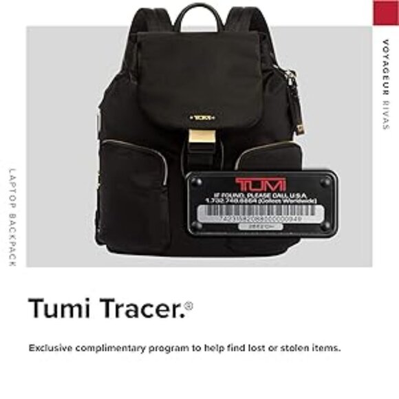 #165 NWT - TUMI Voyageur Rivas Backpack Black - PRICED TO SELL NO DEALS main image 5